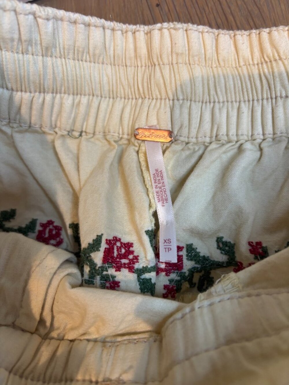Free People Rosalia Floral Emboroidered Pants XS - Picture 2 of 4
